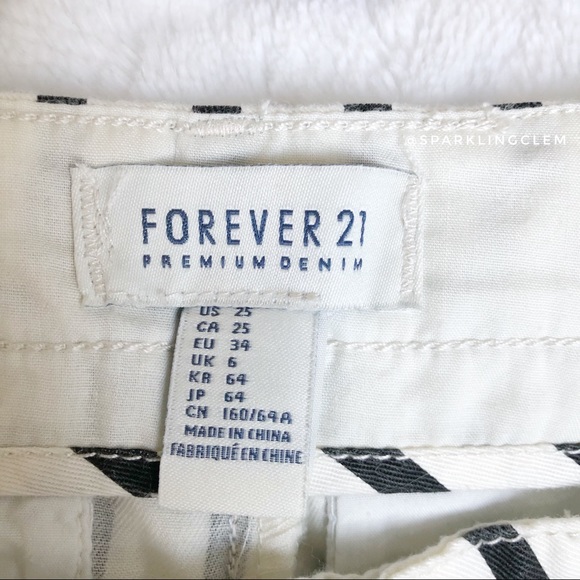 Forever 21 striped zebra shorts - Picture 3 of 5